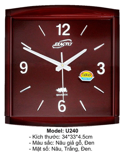 Đồng hồ treo tường  Model: U240
